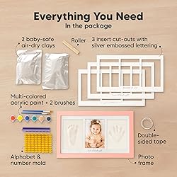 Baby Hand and Footprint Kit - Clay Handprint