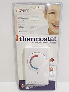 Rite Temp Thermostat 6008 (analog) - Programmable Household Thermostats