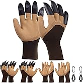 GYYVES Gardening Gloves With Claws 4 Pairs Garden Yard Gardener Outdoor Work Gloves Gift For Men And Women
