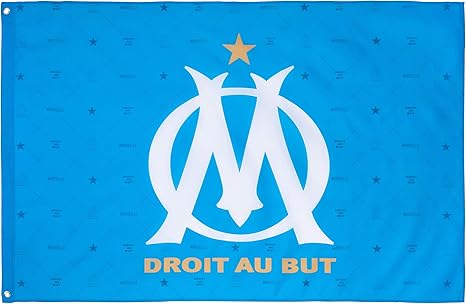 Grand Drapeau Olympique De Marseille (OM) - Neuf - 90x150 Cm