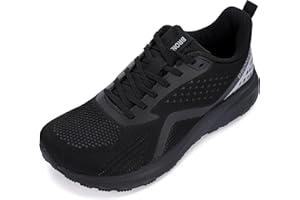 BRONAX Men's Wide Cushioned Supportive Road Running Shoes | Wide Toe Box | Rubber Outsole