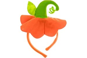 PARTY PUMPKIN Halloween Headbands - 2 Pack Pumpkin Hat Headbands for Halloween Costume Party - Adults and Kids