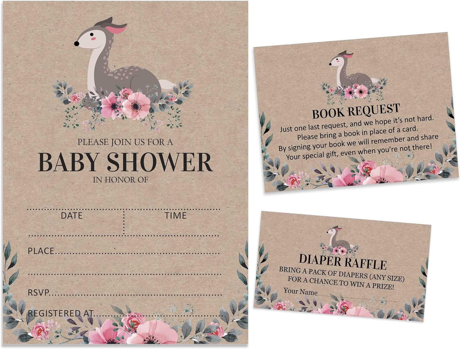 baby shower invitations with diaper raffle