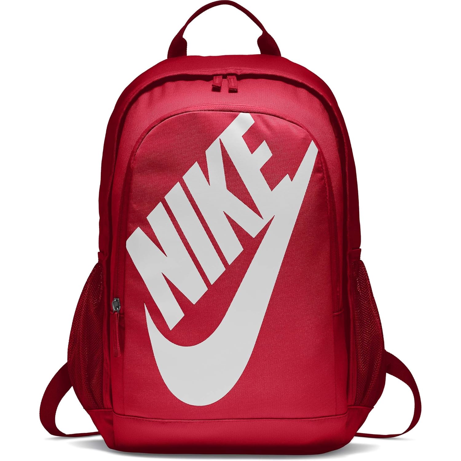 red and white nike purse