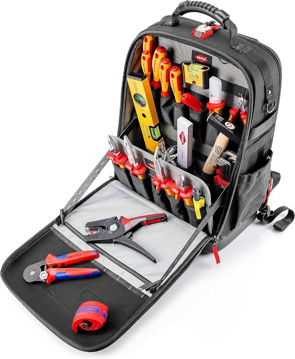 KNIPEX Tool Backpack Modular X18 Electric 22 Parts 530mm 00 21 50 E