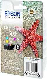 Epson Multipack 603 Ink 3-colours Yellow Cyan Magenta Original view 2
