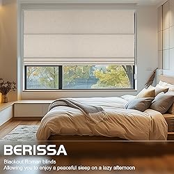 BERISSA Roman Shades for Interior Windows, Room