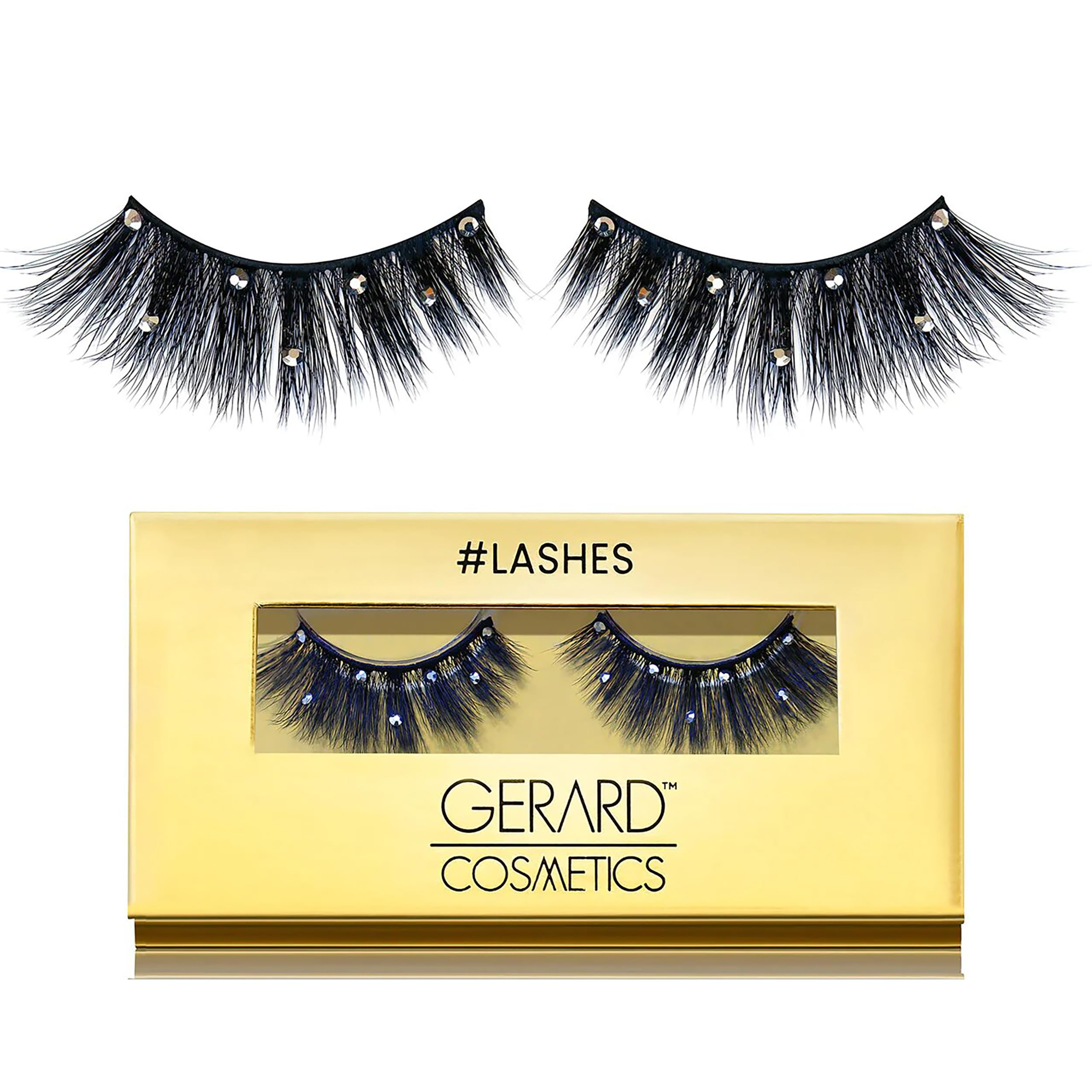 Bling Along Crystal Lashes by Gerard Cosmetic for Women - 1 Pair Eyelashes