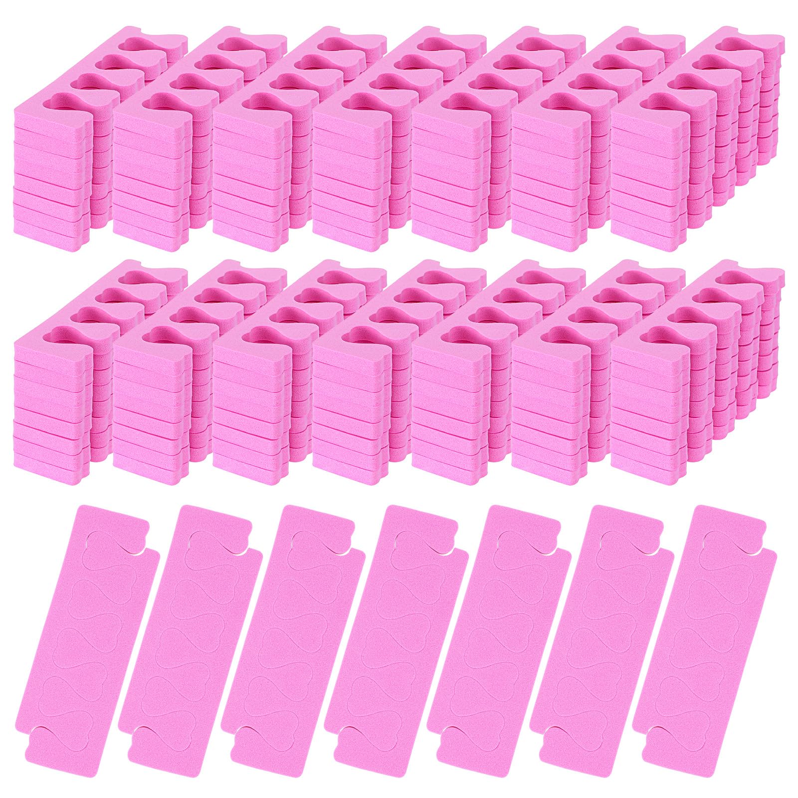Photo 1 of 400 Pcs (200 Pairs) Toe Separators Pedicure Tool Kit Soft Toe Spacers for Pedicures Spreaders Finger Dividers for Women Men Feet Nail Toenails Art Painting Polish Spa(White)