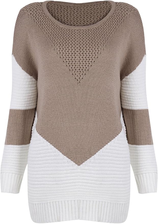 Cable Knit Pullover Sweater Tunic