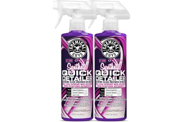 Chemical Guys Synthetic Quick Detailer, Extreme Slick Polymer Detailer, Great for Cars, Trucks, SUVs, Motorcycles, RVs & More