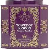 Harney &amp; Sons Tower of London Black Tea, 30 Sachets in Tin | Chinese black tea with stone fruit, bergamot and honey flavors. Contains caffeine.