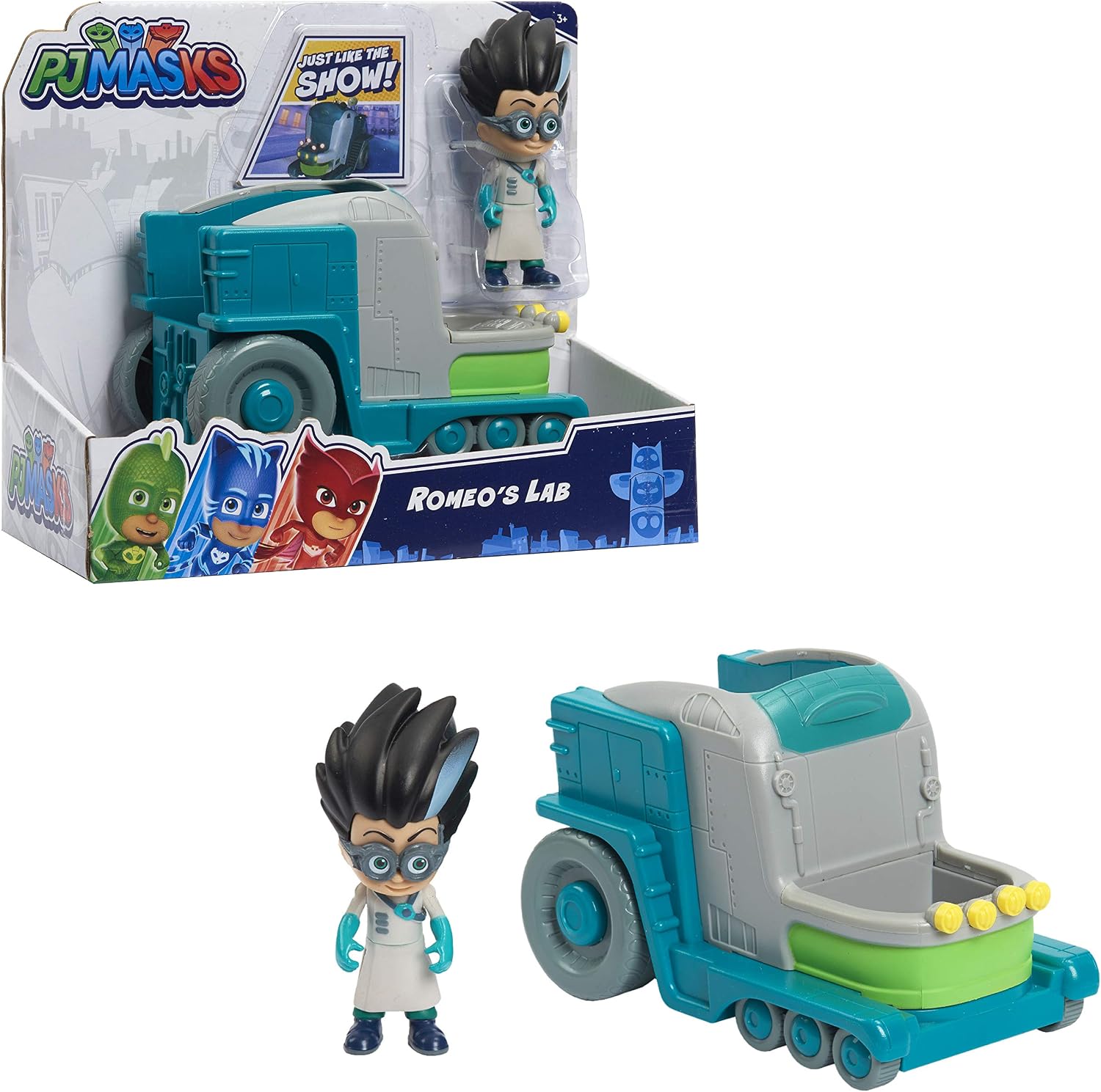 Amazon PJ Masks Vehicle Romeo Romeo s Lab Toys Games Amazon PJ Masks Vehicle Romeo Romeo s Lab Toys Games