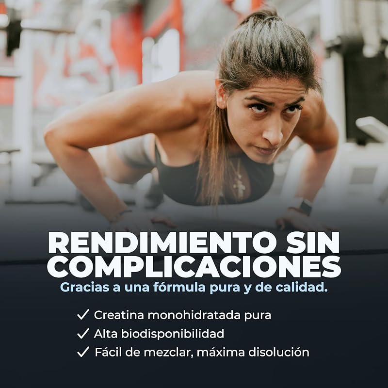 Creatina Monohidratada 3000mg, 110 Cápsulas vegetales, 1 Mes de Suministro - Suplemento Deportivo Apto para Veganos, 4 Cápsulas al Día, Sin OGM ni Estearato de Magnesio — foto 4 de 6