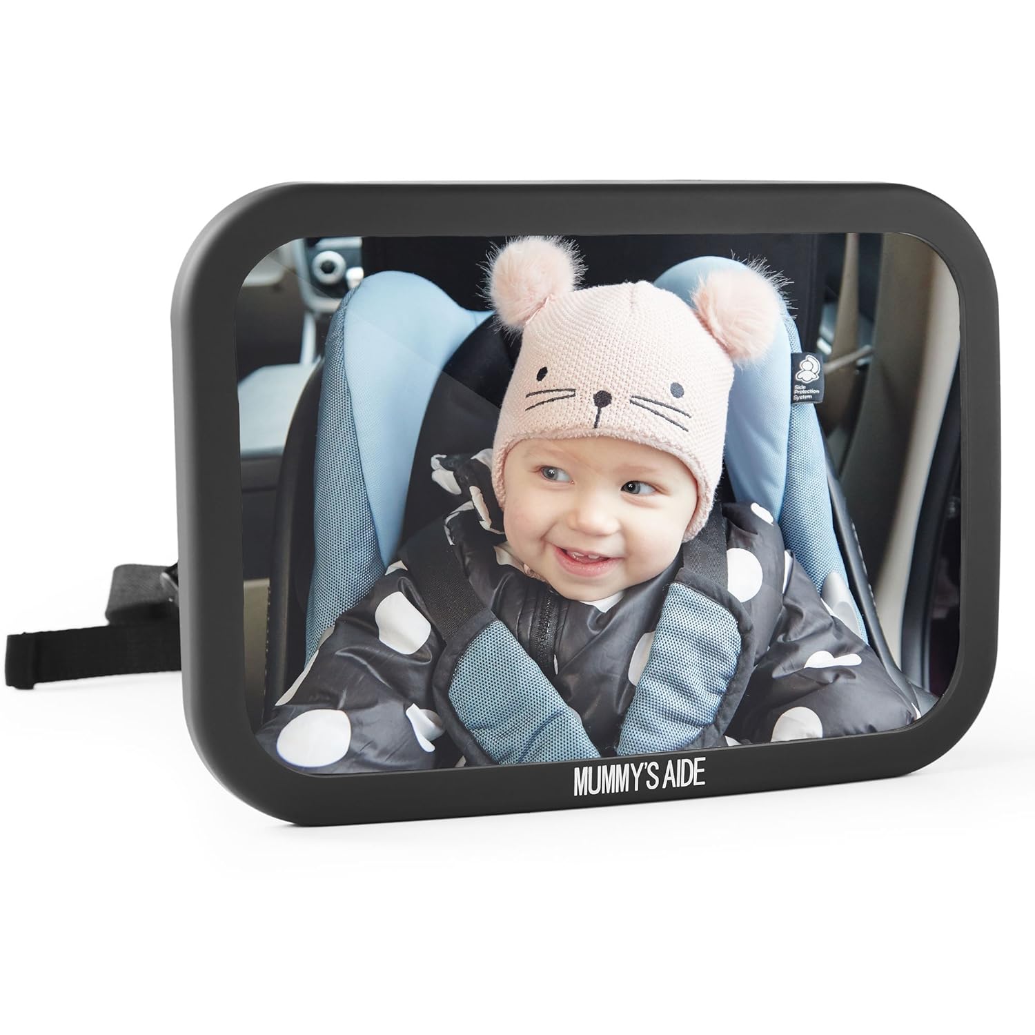 最先端 Mummy S Aide赤ちゃん車ミラー Baby Backseat車 調節可能な安全ミラー クリア背面用のミラー 赤ちゃん B075mg2fj1 人気ブランドを Www Happysigns De