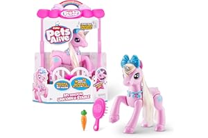 Pets Alive My Magical Unicorn and Stable Battery Powered Interactive Robotic Toy Playset by ZURU