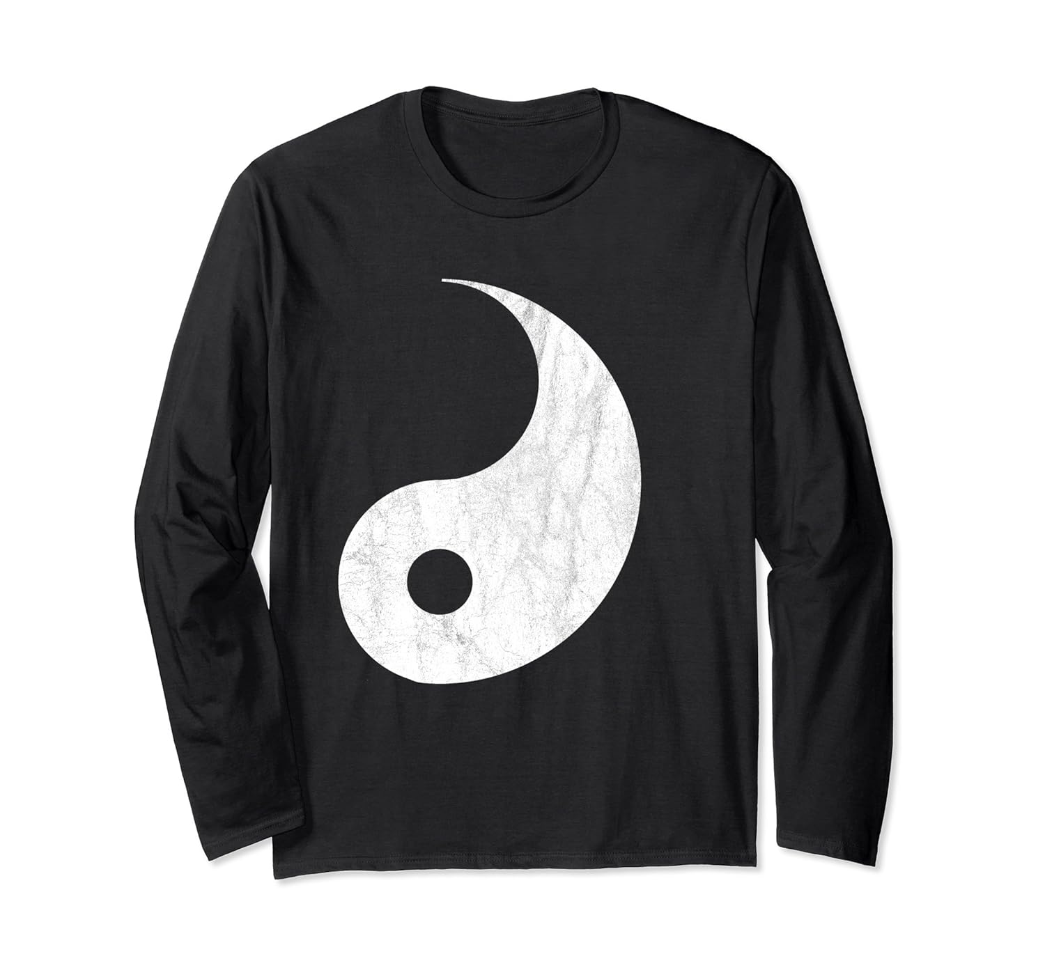 Yin and Yang Funny Couples Halloween Long Sleeve T-shirt-Rose