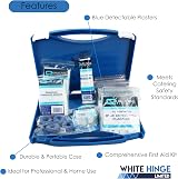 bumbur Catering First Aid Kit Blue Plasters & Dressings Kitchen Safety view 2