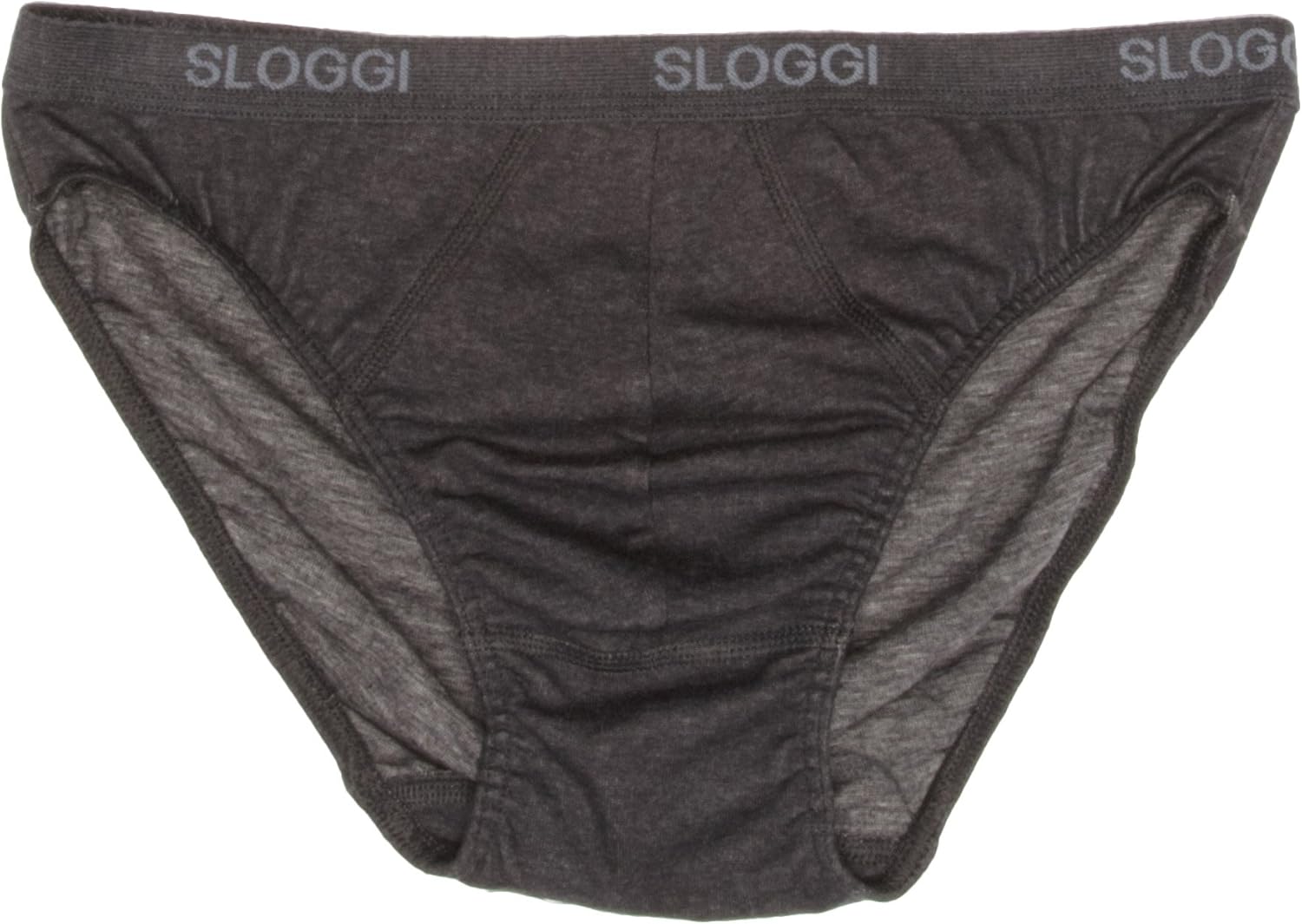Sloggi Basic Mini Without Fly Men's Briefs Malt Grey Size 32 Amazon.co