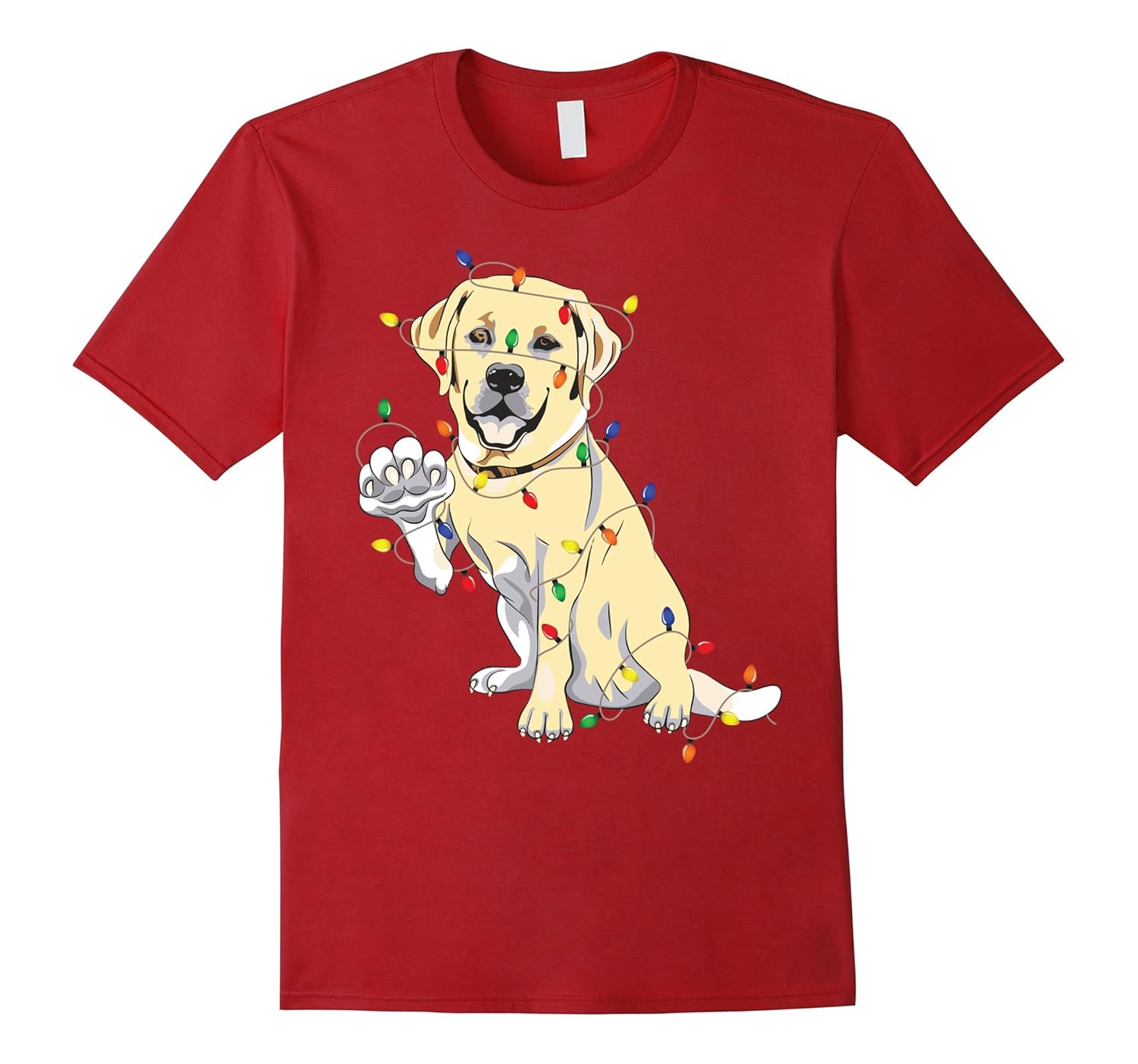Christmas With My Lab Labrador Retriever Holiday T-Shirt-ANZ