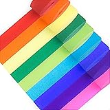 98.4 Feet Crepe Paper Streamers | Pack of 9 Color