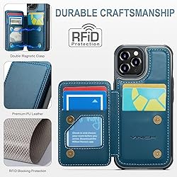 Vinich for iPhone 11 Pro Max Wallet Case with Card