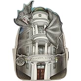 Loungefly Harry Potter Gringotts Bank and Dragon Double Strap Shoulder Bag