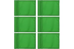PATIKIL 7 x 5 Inch Golf Flag, 6 Pcs 420D Nylon Mini Garden Pin Flags Portable Target Flag with Tube Inserted for Outdoor Indo