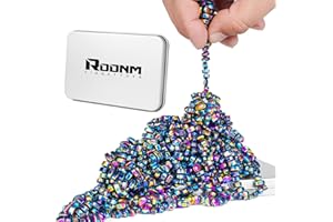 RODNM Fidget Toys, 550 PCS Magnetic Putty Sensory Toys for Stress Relief, Anxiety, Autism & ADHD, Colorful DIY Desk Fidget Toys for Teens & Adults, Office Toys Gifts for Men & Women