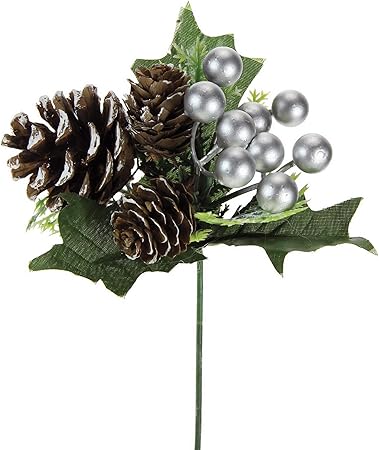 Centrotavola Natalizio Bianco E Argento.Stefanazzi 12 Pezzi Lunghezza 20 Cm Diametro 10 Cm Pick Natalizio Argento Per Natale Fai Da Te Decorazioni Per Albero Di Natale Rami Decorativi Per Ghirlanda Centrotavola Amazon It Casa E Cucina