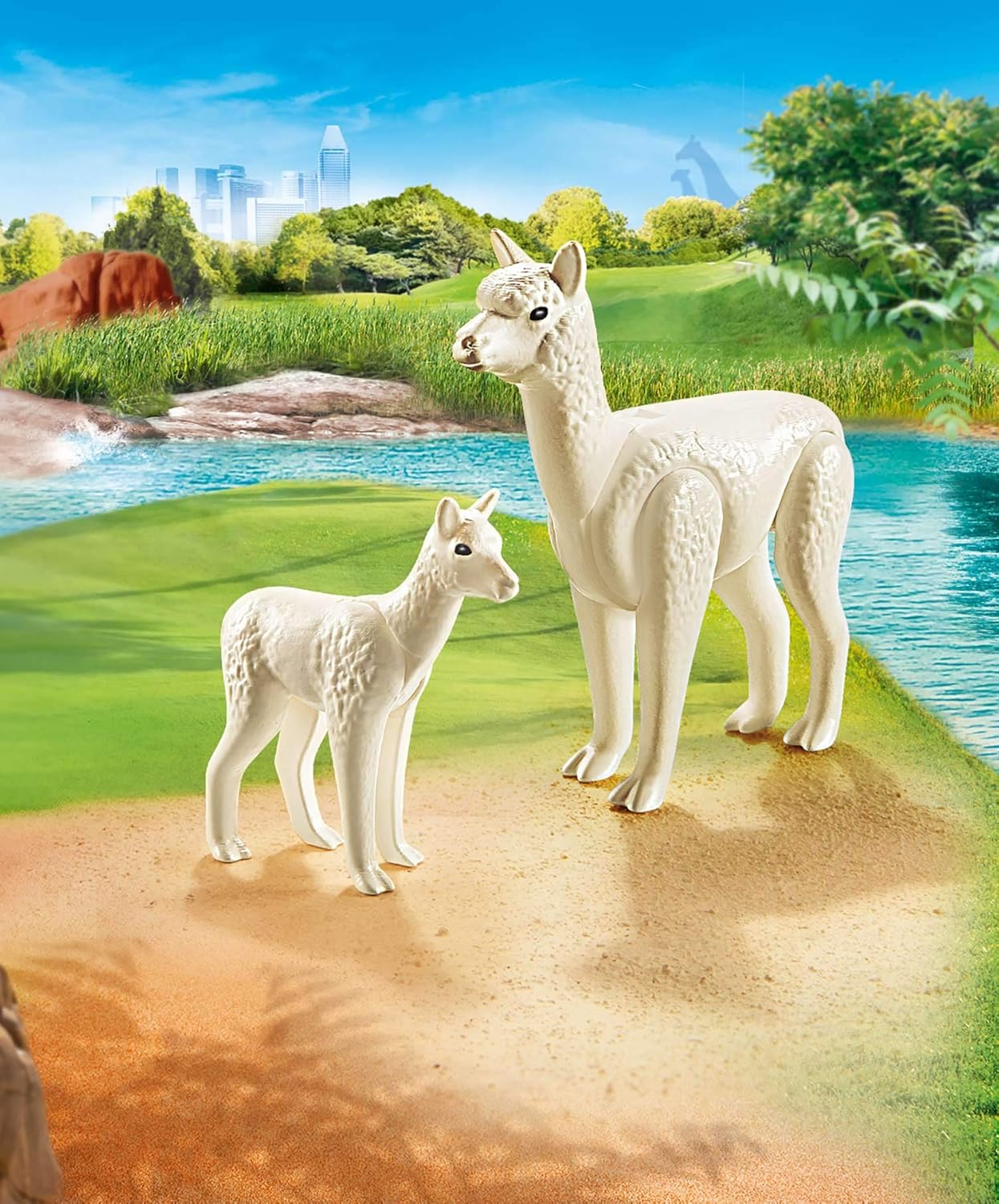 Playmobil 70350 Family Fun Alpaca with Baby, Fun Imaginative Role-Play, PlaySets Suitable for Children Ages 4+ - Image 3