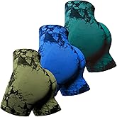 OVESPORT Workout Shorts for Women Scrunch Butt Lifting High Waisted Yoga Gym Seamless Booty Biker Shorts