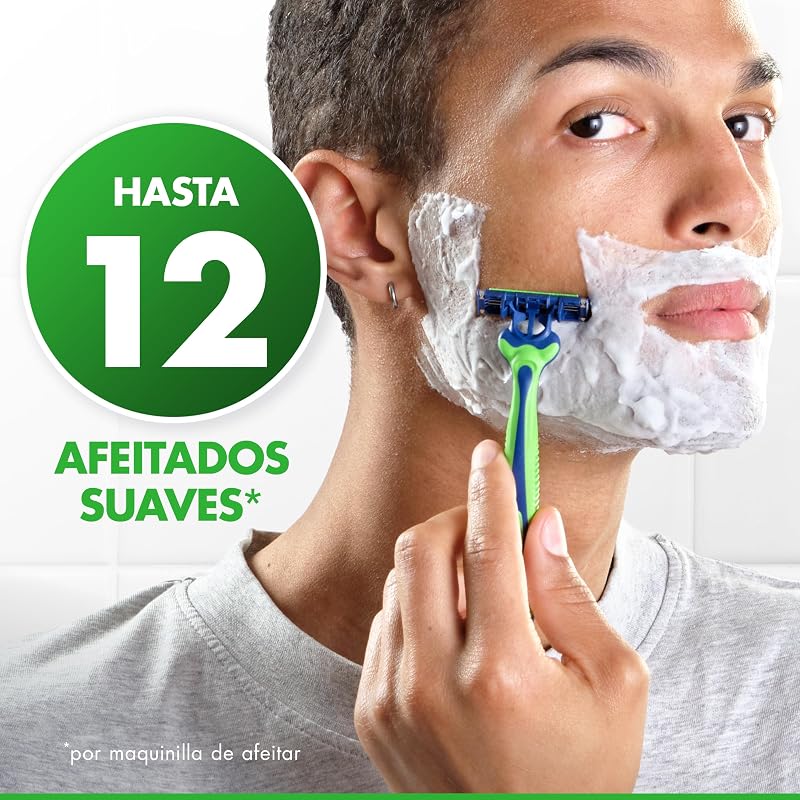 Sensor3 Sensitive Maquinillas De Afeitar Desechables Para Hombre Con Banda Lubricante Con Un Toque De Aloe Vera, 5 unidades — foto 2 de 7