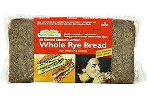 Mestemacher Bread Whole Rye, 17.6-Ounce (Pack of 6)
