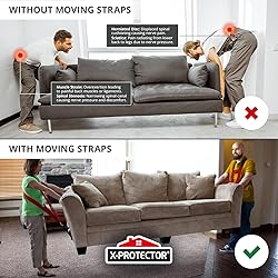 X-Protector Moving Straps - 2 Pairs - Lifting