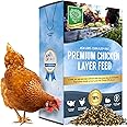 Small Pet Select Chicken Layer Feed Pellets | 18% Protein Level | Corn-Free, Soy-Free, Non-GMO | All Natural US Locally Sourced Ingredients | 20lb