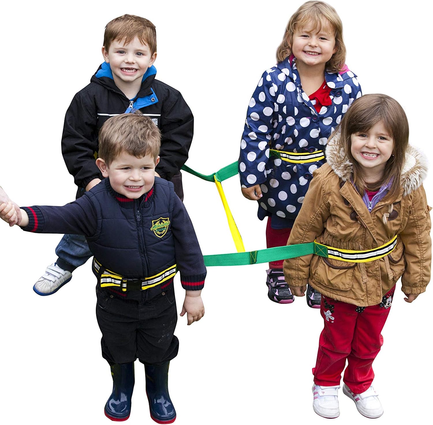 Walkodile Safety Web (6 child), Kid's Walking Rope. Teacher Designed. Premium Quality. Includes Free Learning Games for Walks Guide - Image 4