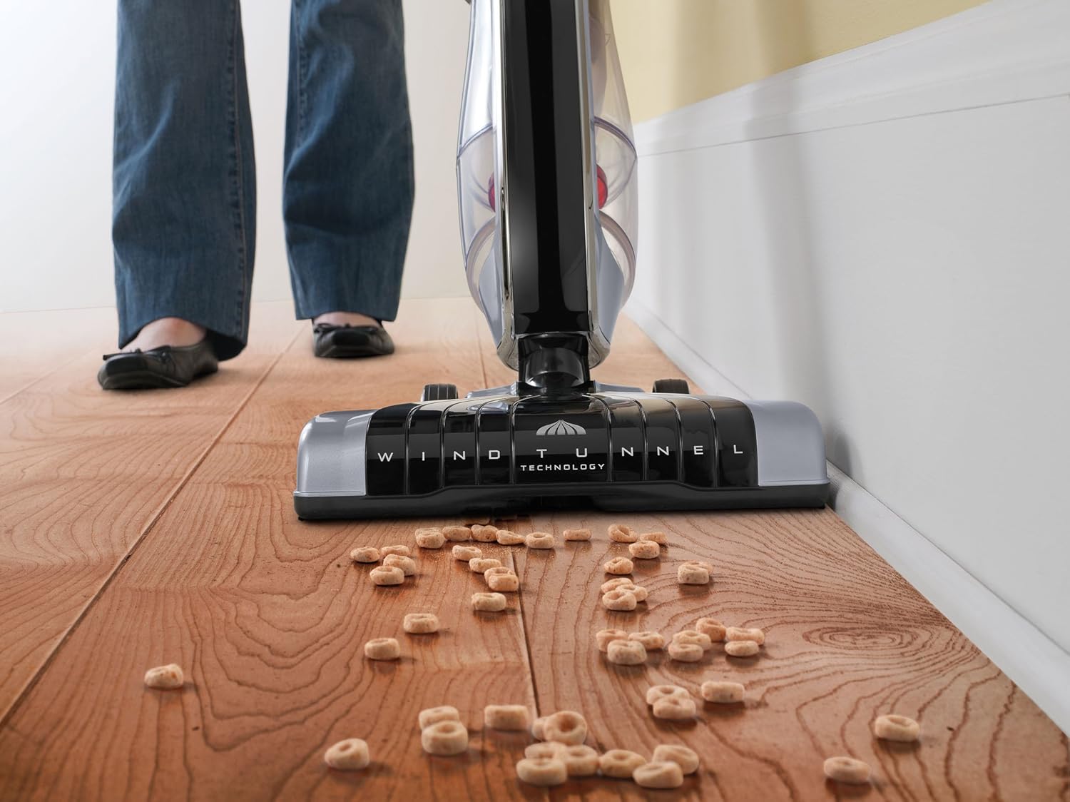 Hoover BH50010 Linx Cordless Stick Vacuum Cleaner, Lightweight, Grey - Household Upright Vacuums