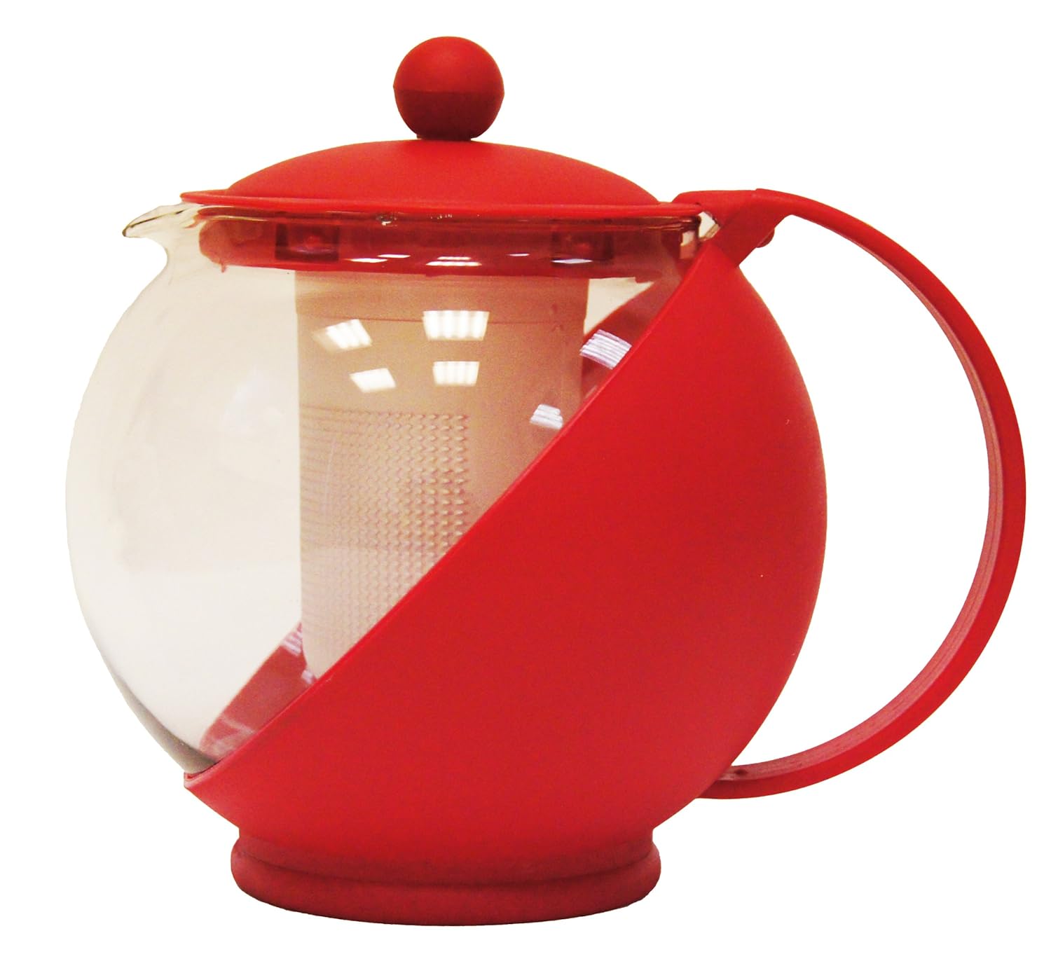 Large 1.2 Ltr Glass Infusion Teapot Tea Pot Infuser Contemporary