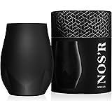 BrüMate NOS'R, Double-Wall Stainless Steel Whiskey Nosing Glass - 7oz (Matte Black)