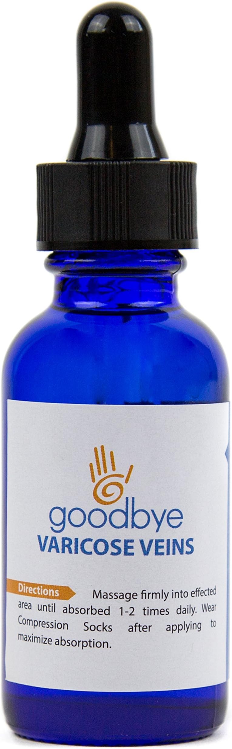 Goodbye Varicose Veins - Natural Varicose Vein Treatment with a Blend of Essential Oils | Organic Serum for Pain Free Removal of Spider Veins
