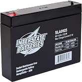 Interstate Batteries SLA Battery 6V 7Ah AGM VRLA (F1 Terminal) SLA0925