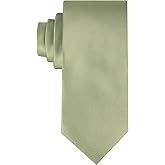Haggar mens Solid Dress Tie – Classic Length/Width for Business Or Formal Wear