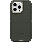 OtterBox iPhone 15 Pro Max (Only) - Defender Series Case - Lichen The Trek (Green) - Case Only - Screenless - Rugged & Durable - with Port Protection - Microbial Defense Protection