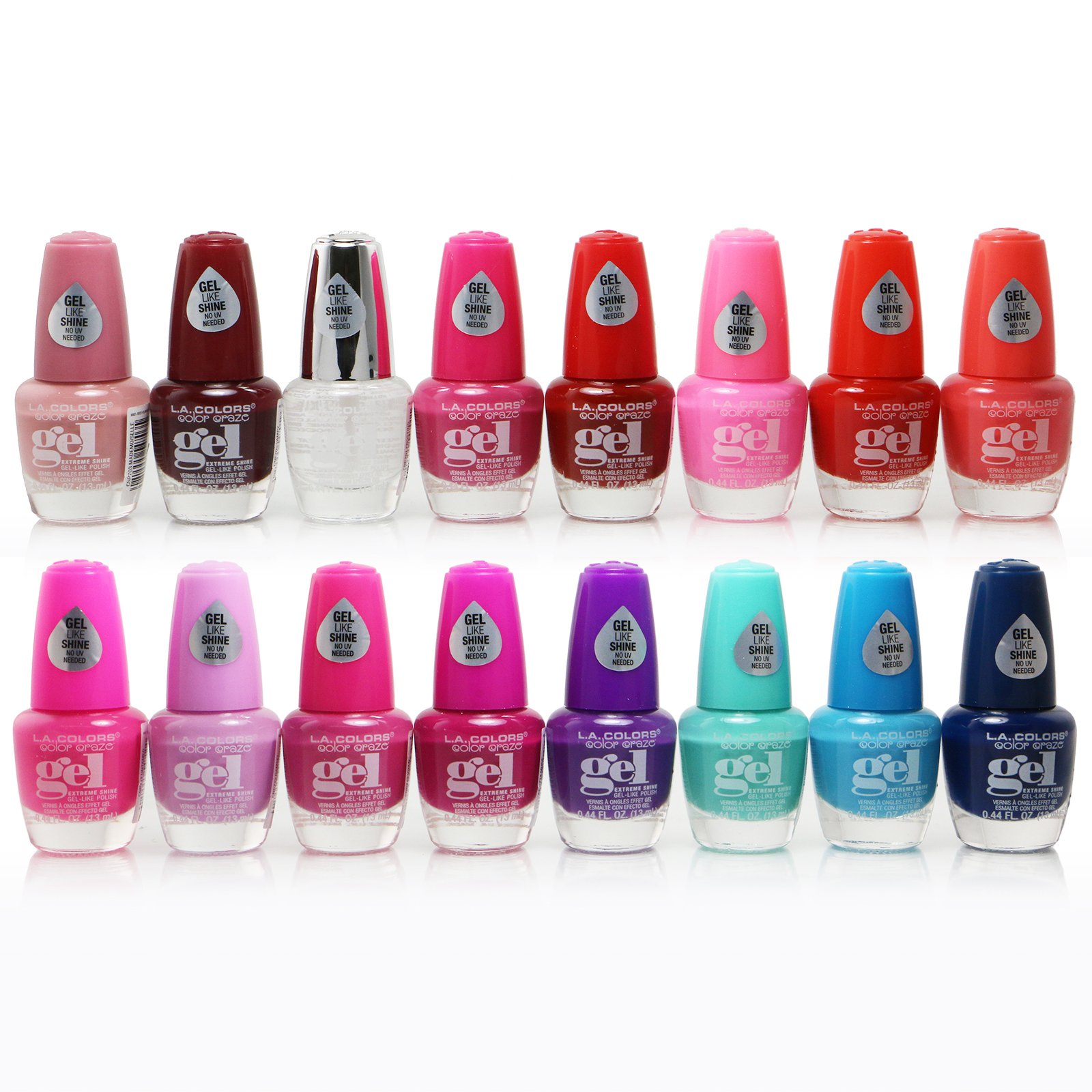 Amazon Com 16pc L A Colors Extreme Shine Gel Nail Polish Effy Moom Free Coloring Picture wallpaper give a chance to color on the wall without getting in trouble! Fill the walls of your home or office with stress-relieving [effymoom.blogspot.com]