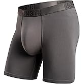 BN3TH Men’s Classic Icon Boxer Briefs with 3D Pouch, Anti-Chafe, Breathable TENCEL Modal, No-Roll Waistband, 6.5” Inseam