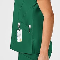 WonderWink W123 Women’s Stylized V-Neck Scrub Top