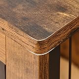 Yaheetech Dog Crate Furniture End Table 80.5x55.5x64 cm Rustic Brown view 8