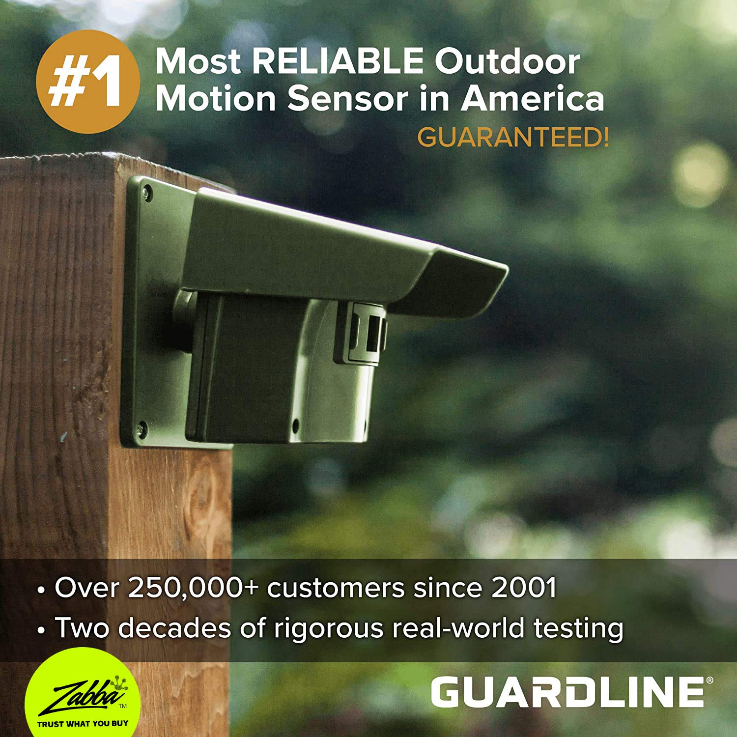 Guardline Wireless Driveway Alarm Outdoor Weather Resistant Motion