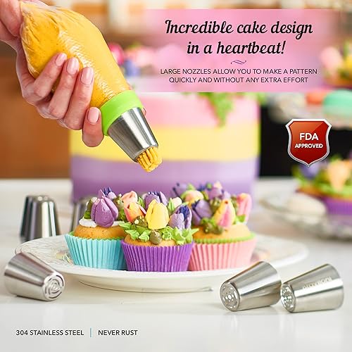 Russian Piping Tips Cake Decorating Supplies 39 Baking